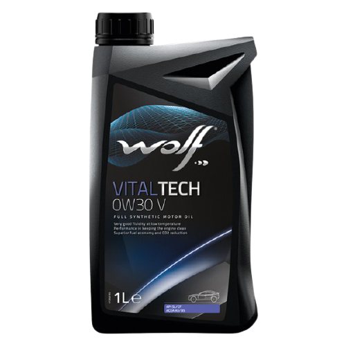 Моторное масло Wolf VitalTech 0W-30 V, 1л (WOLF: 221051)